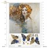 kobiety, złoto, dekoracyjne wzory, ważki, motyle, kamienie szlachetne, mozaiki, motywy secesyjne*women, gold, decorative patterns, dragonflies, butterflies, precious stones, mosaics, Art Nouveau motifs